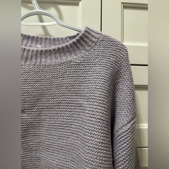 cropped wide sleeve sweater - Picture 2 of 3